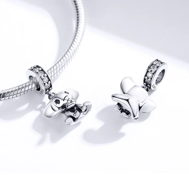 (imagem para) Charm Pendente Pequeno elefante estilo Pandora - SCC1338 - Visualizar 4