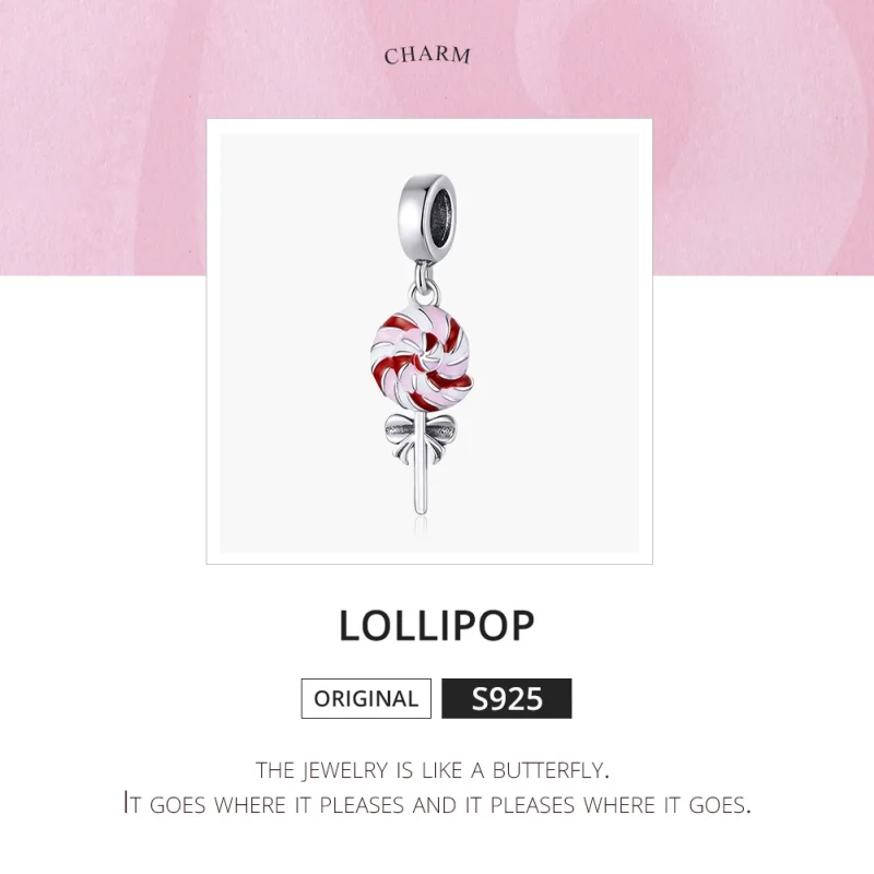 (imagem para) Charm Pendente Pirulito estilo Pandora - SCC1491 - Visualizar 6