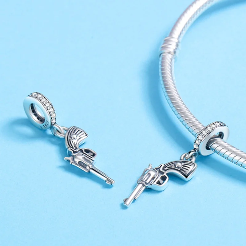(imagem para) Charm Pendente Revólver estilo Pandora - SCC508 - Visualizar 5