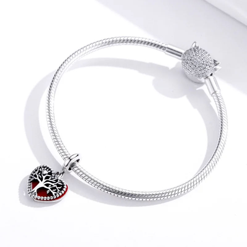 (imagem para) Charm Pendente Árvore do amor estilo Pandora - SCC1556 - Visualizar 4