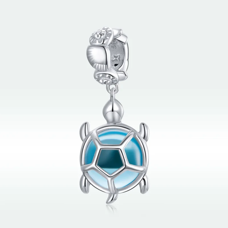 (imagem para) Charm Pendente Tartaruga de vidro Murano Azul estilo Pandora - SCC1804 - Visualizar 5