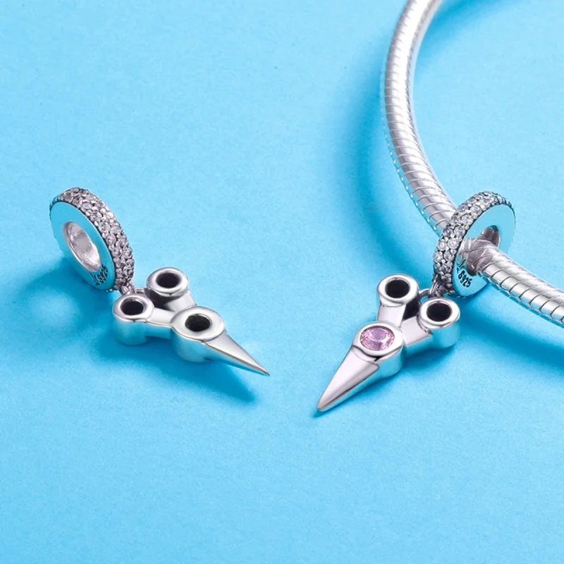 (imagem para) Charm Pendente Tesouras de cabeleireiro pequenas estilo Pandora - SCC656 - Visualizar 5