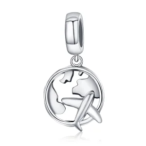 (imagem para) Charm Pendente Um sonho de viajar estilo Pandora - SCC242