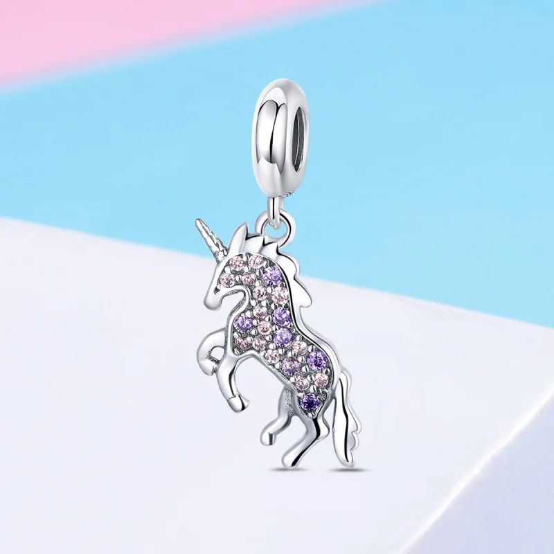(imagem para) Charm Pendente Unicórnio estilo Pandora - SCC996 - Visualizar 2