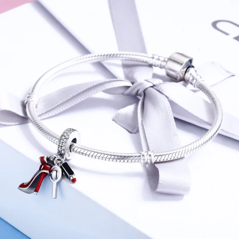 (imagem para) Charm Pendente Vestido sexy estilo Pandora - SCC457 - Visualizar 4