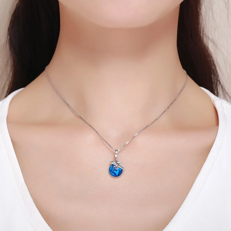 (imagem para) Charm Pendente Viajar ao redor do mundo estilo Pandora - SCC664 - Visualizar 6