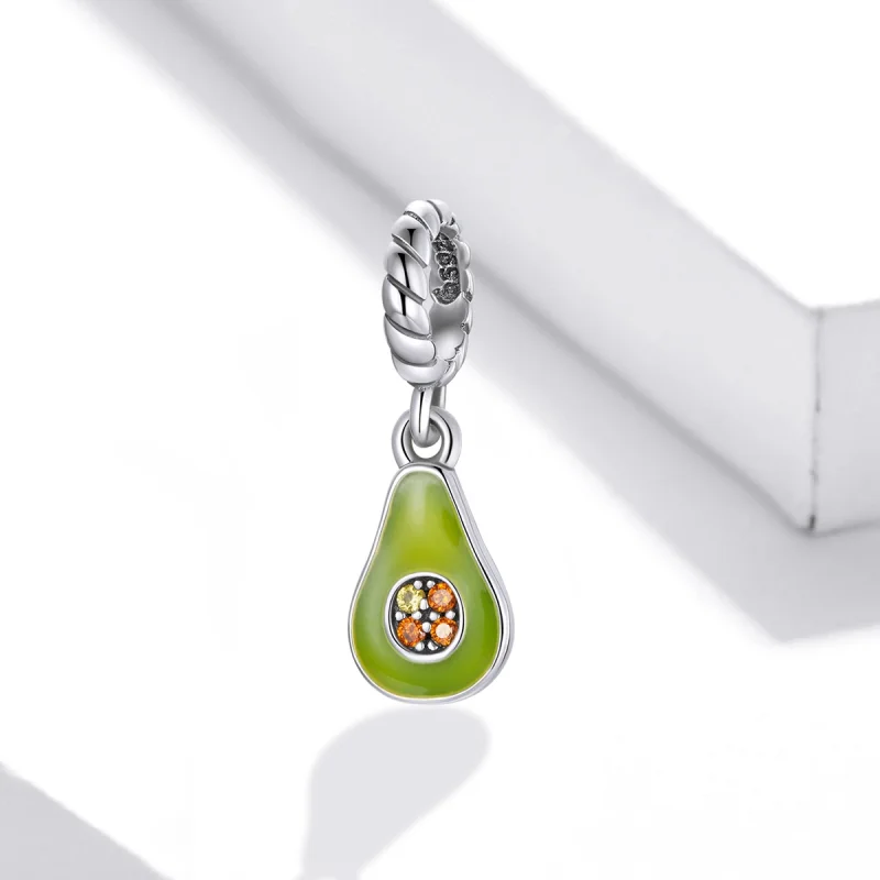 (imagem para) Pandora Style Avocado Dangle - BSC472 - Visualizar 2
