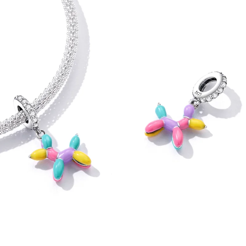 (imagem para) Pandora Style Balloon Puppy Dangle - SCC2217 - Visualizar 5