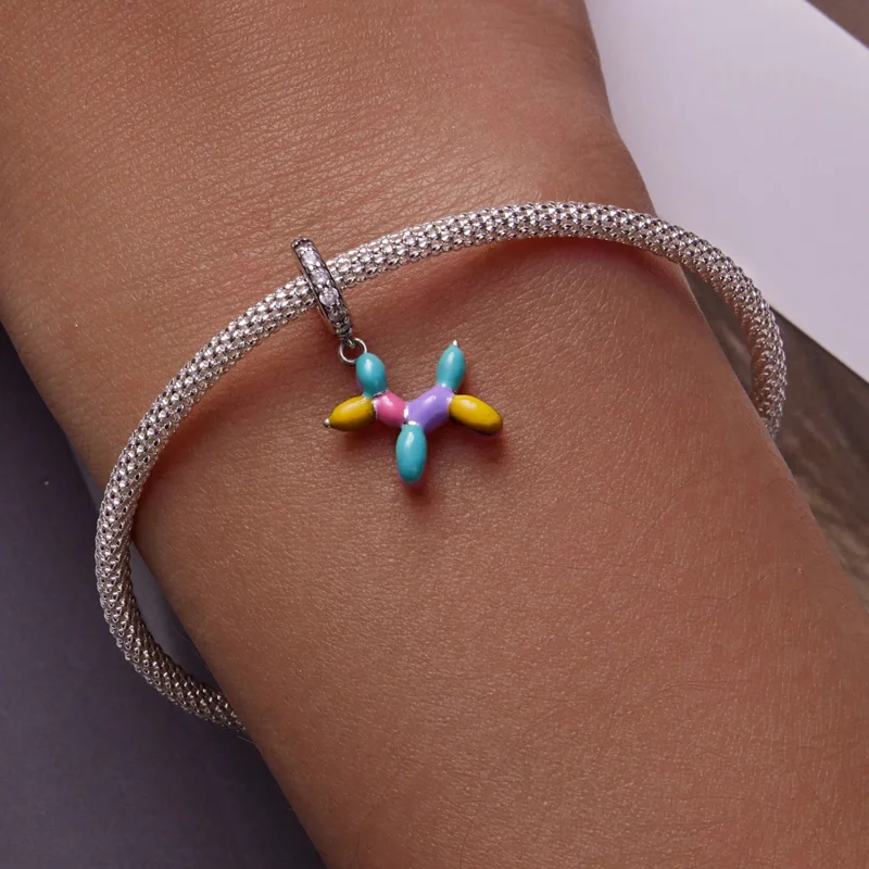 (imagem para) Pandora Style Balloon Puppy Dangle - SCC2217 - Visualizar 6