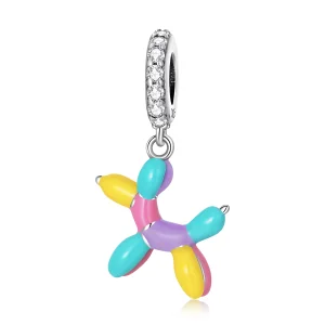 (imagem para) Pandora Style Balloon Puppy Dangle - SCC2217