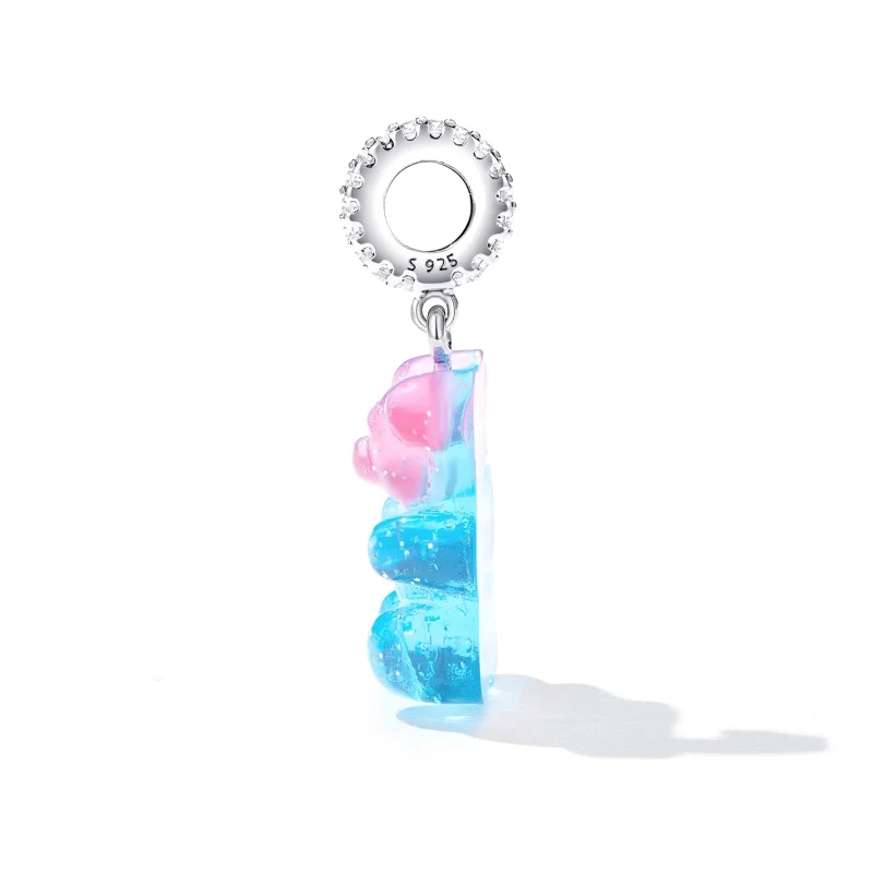 (imagem para) Pandora Style Candy Bear Dangle - SCC2221 - Visualizar 3