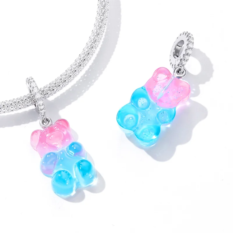 (imagem para) Pandora Style Candy Bear Dangle - SCC2221 - Visualizar 5