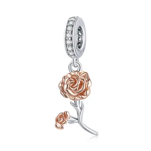 (imagem para) Pandora Style Carnation Dangle - BSC422