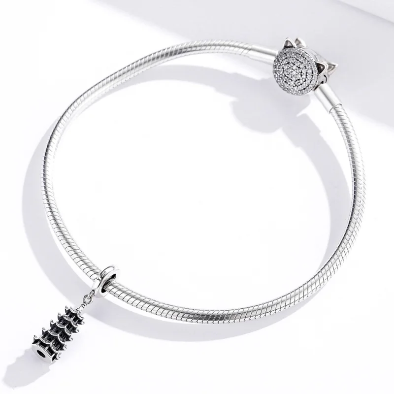 (imagem para) Pandora Style Chinese Tower Dangle - SCC1544 - Visualizar 2