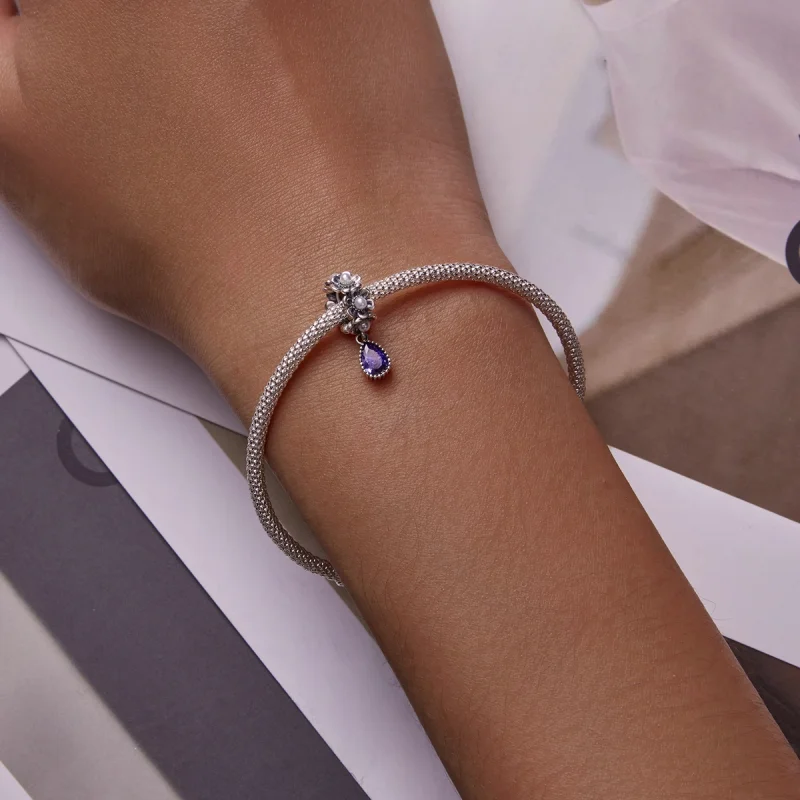 (imagem para) Pandora Style Classical Water Drop Dangle - SCC2180 - Visualizar 5