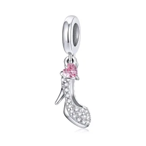 (imagem para) Pandora Style Crystal Slipper Dangle - BSC411
