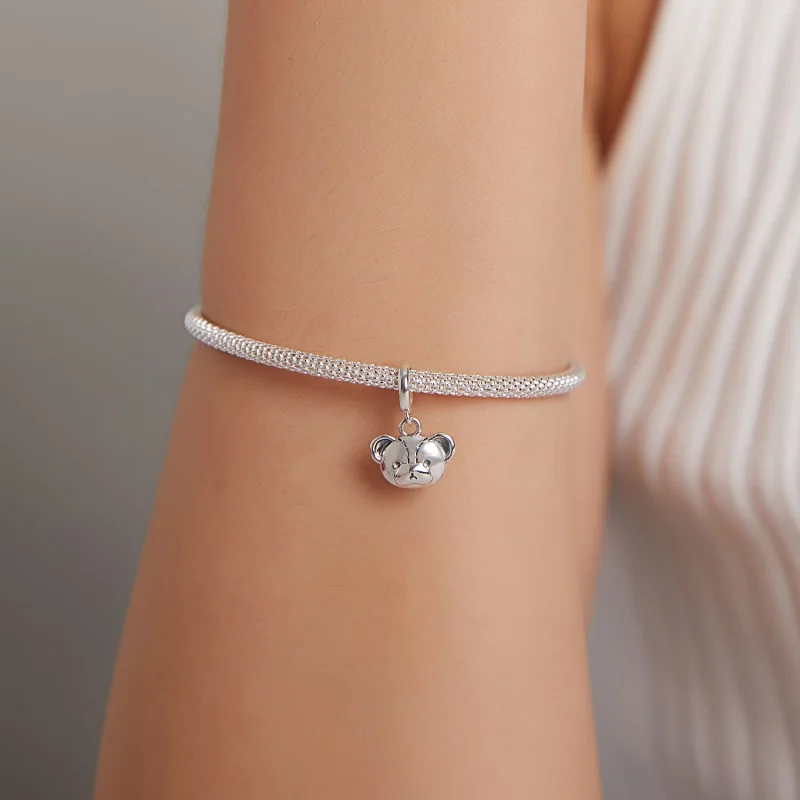 (imagem para) Pandora Style Cute Bear Dangle - SCX120-L - Visualizar 5