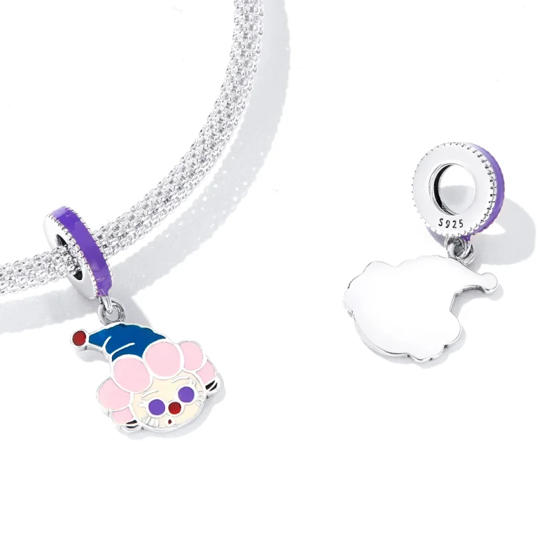 (imagem para) Pandora Style Cute Clown Dangle - SCC2236 - Visualizar 4