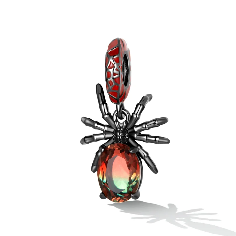 (imagem para) Pandora Style Dark Spider Dangle - SCC2292 - Visualizar 2