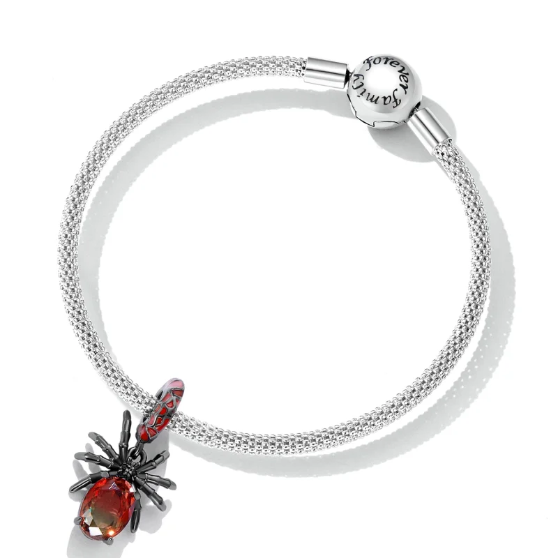 (imagem para) Pandora Style Dark Spider Dangle - SCC2292 - Visualizar 5