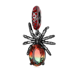 (imagem para) Pandora Style Dark Spider Dangle - SCC2292