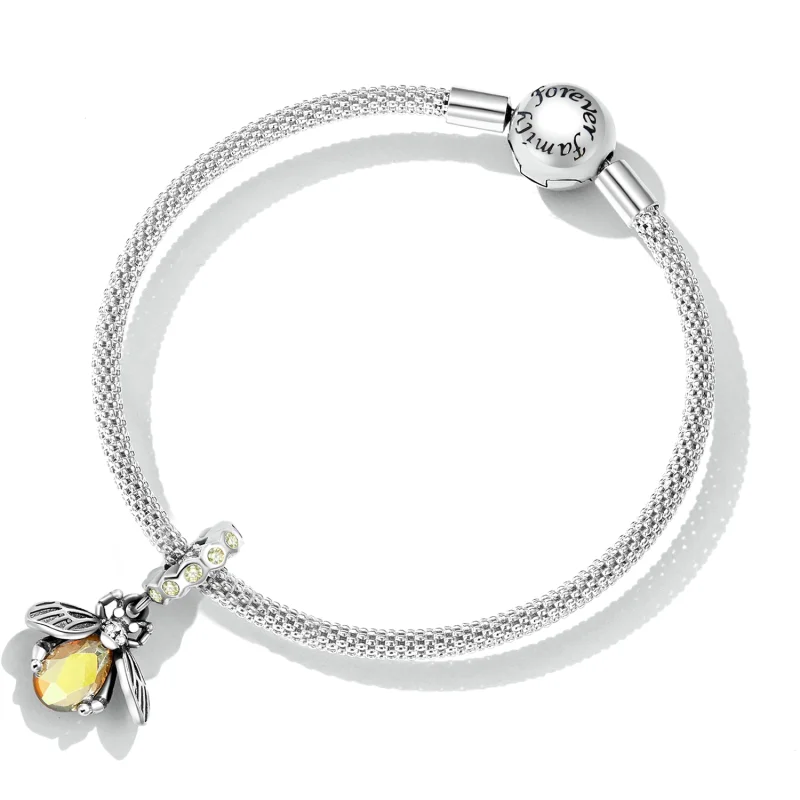 (imagem para) Pandora Style Delicate Bee Dangle - SCC2293 - Visualizar 5