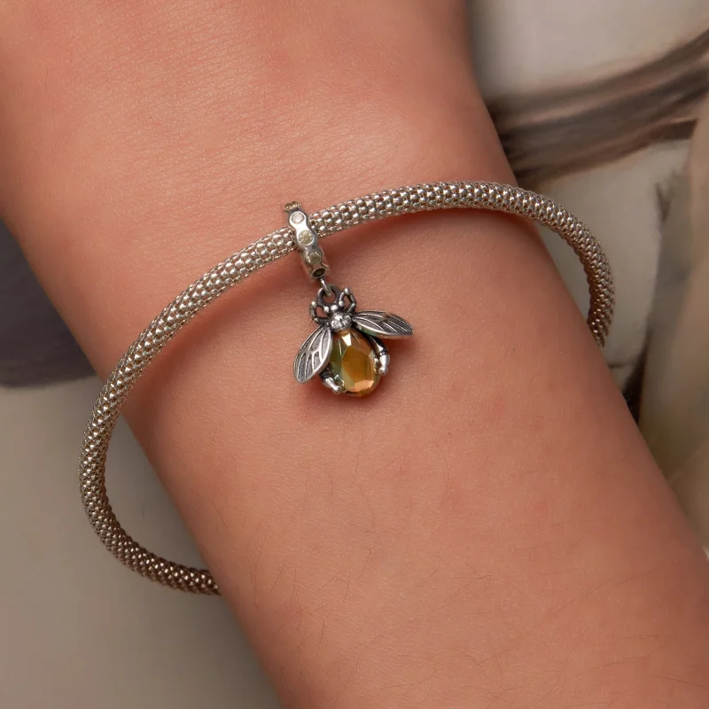 (imagem para) Pandora Style Delicate Bee Dangle - SCC2293 - Visualizar 6