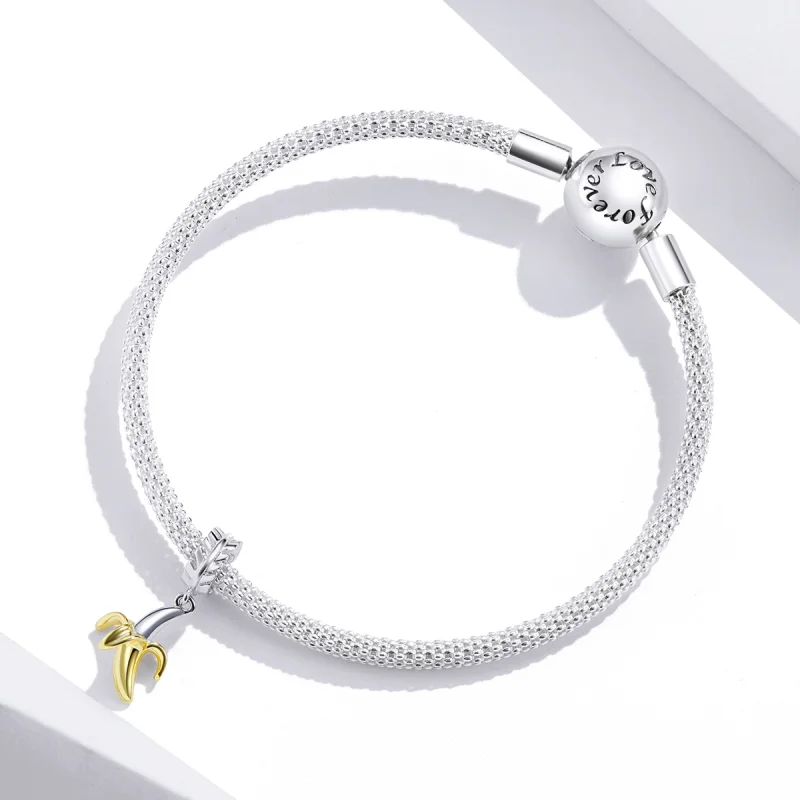 (imagem para) Pandora Style Delicious Banana Dangle - SCC1592 - Visualizar 4
