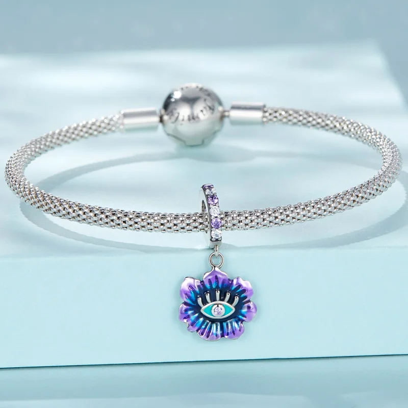 (imagem para) Pandora Style Devil Flower Dangle - SCC2373 - Visualizar 3