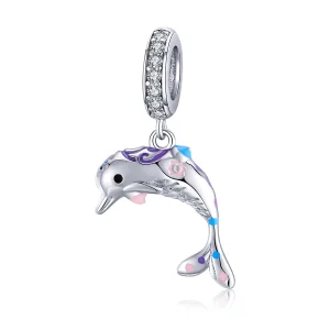 (imagem para) Pandora Style Dolphin Dangle - BSC159