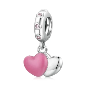 (imagem para) Pandora Style Double Love Dangle - SCC2006