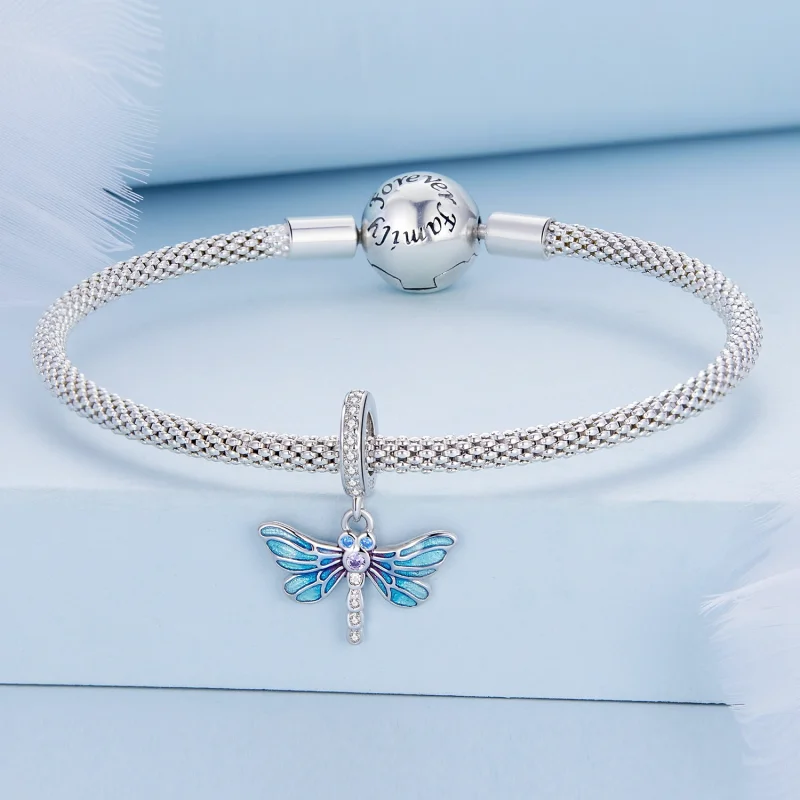 (imagem para) Pandora Style Dragonfly Dangle - BSC665 - Visualizar 3