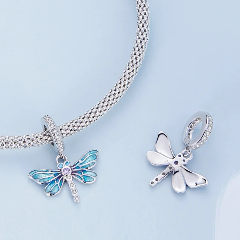 (imagem para) Pandora Style Dragonfly Dangle - BSC665 - Visualizar 4