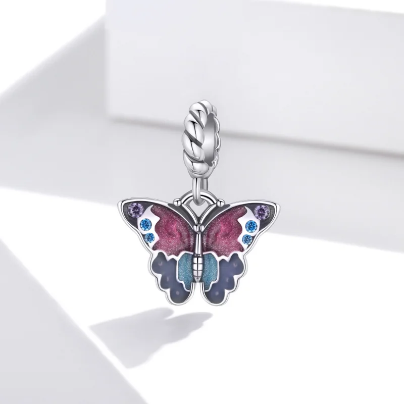 (imagem para) Pandora Style Dream Butterfly Dangle - SCC1904 - Visualizar 2