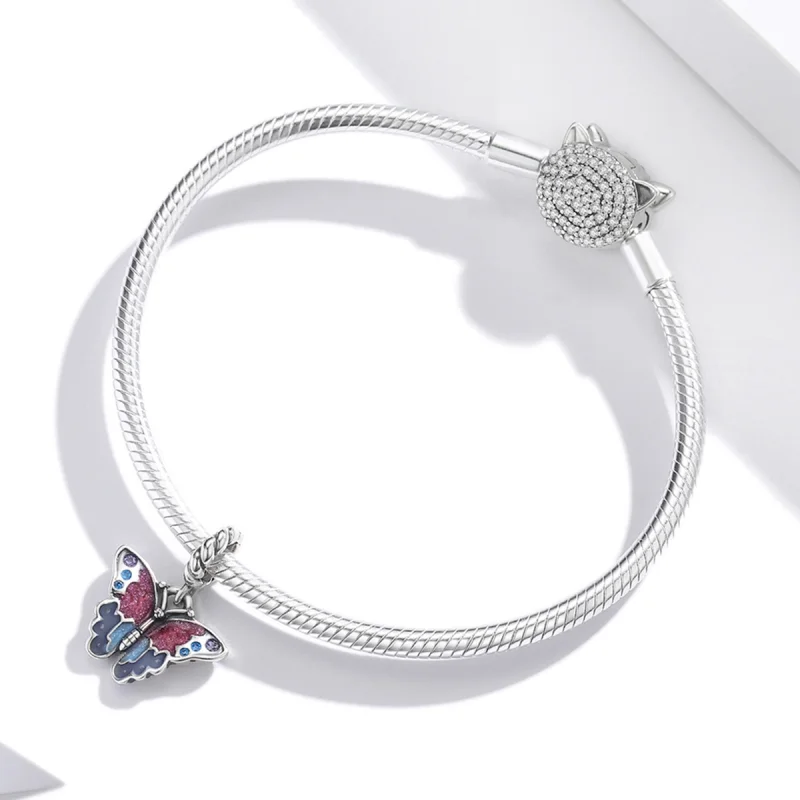 (imagem para) Pandora Style Dream Butterfly Dangle - SCC1904 - Visualizar 3