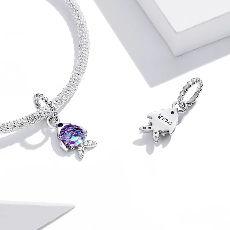 (imagem para) Pandora Style Dream Fish Dangle - SCC2033 - Visualizar 4