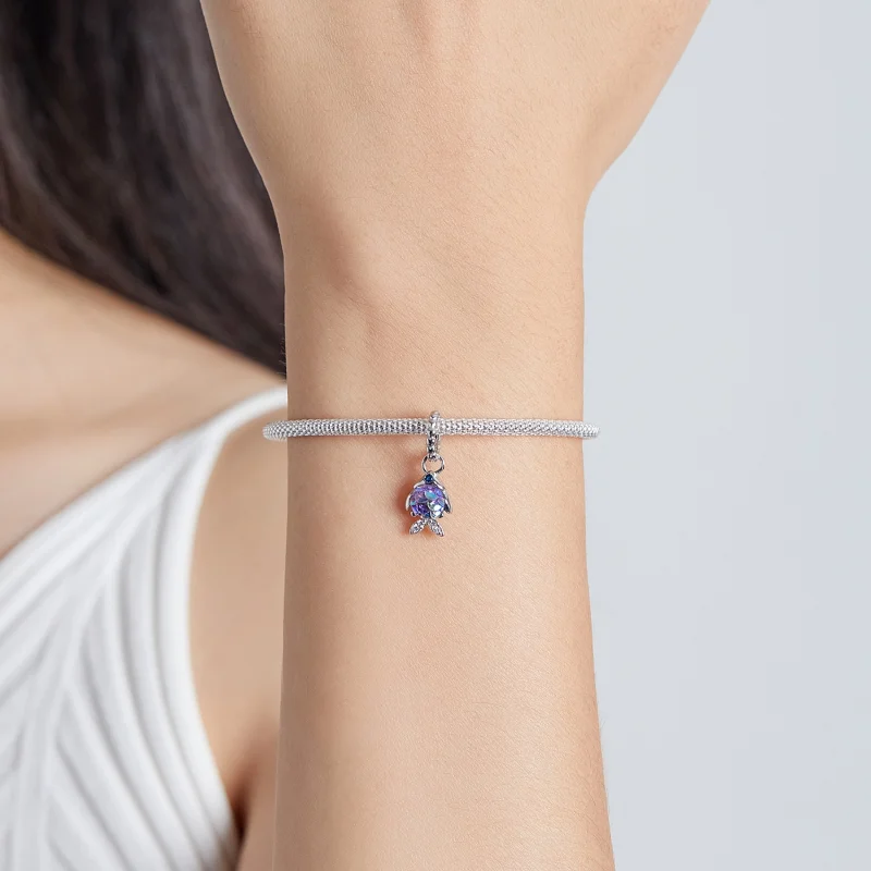 (imagem para) Pandora Style Dream Fish Dangle - SCC2033 - Visualizar 5