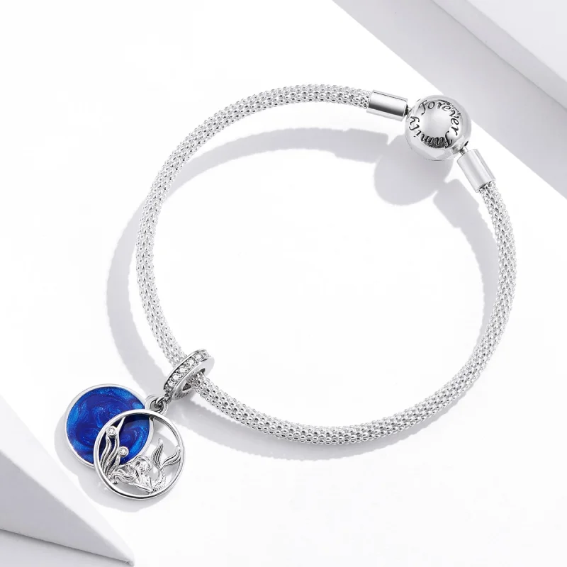 (imagem para) Pandora Style Dream Ocean Dangle - SCC1586 - Visualizar 4