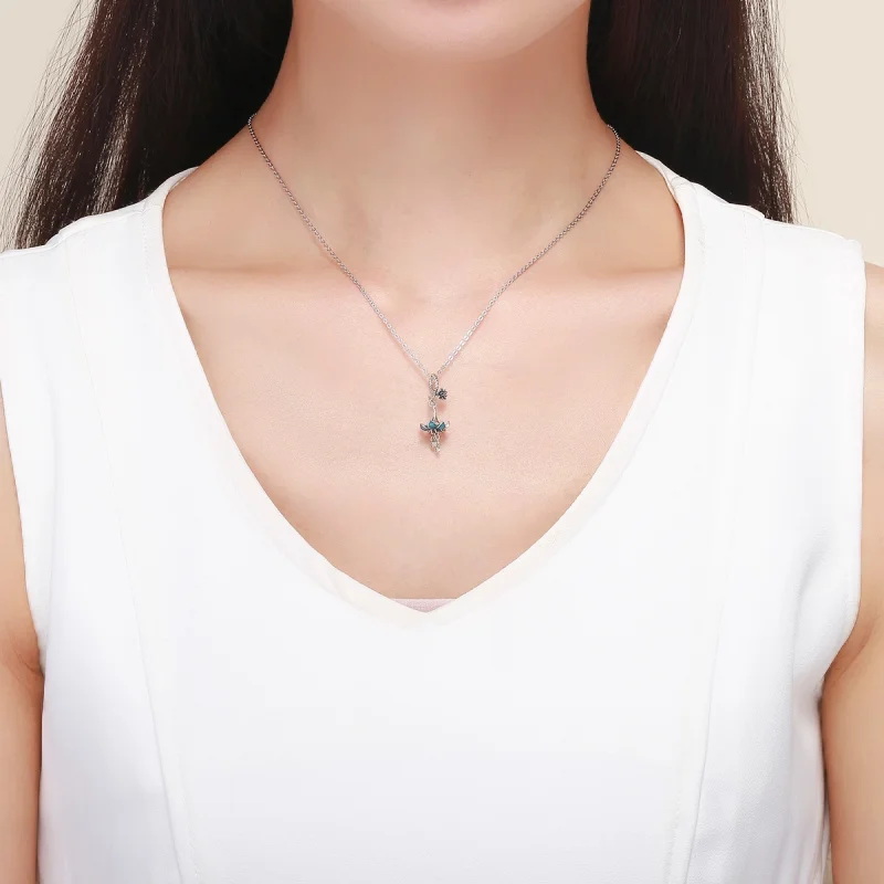 (imagem para) Pandora Style Dream Orchid Dangle - BSC034 - Visualizar 5