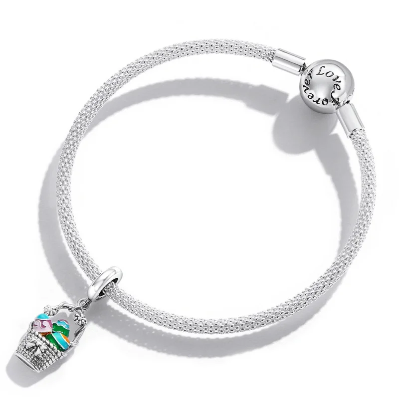 (imagem para) Pandora Style Egg Basket Dangle - SCC2118 - Visualizar 3