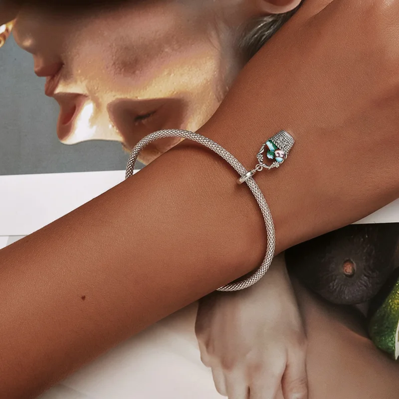 (imagem para) Pandora Style Egg Basket Dangle - SCC2118 - Visualizar 6