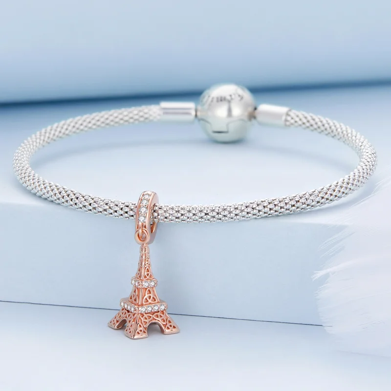 (imagem para) Pandora Style Eiffel Tower Dangle - BSC640 - Visualizar 3