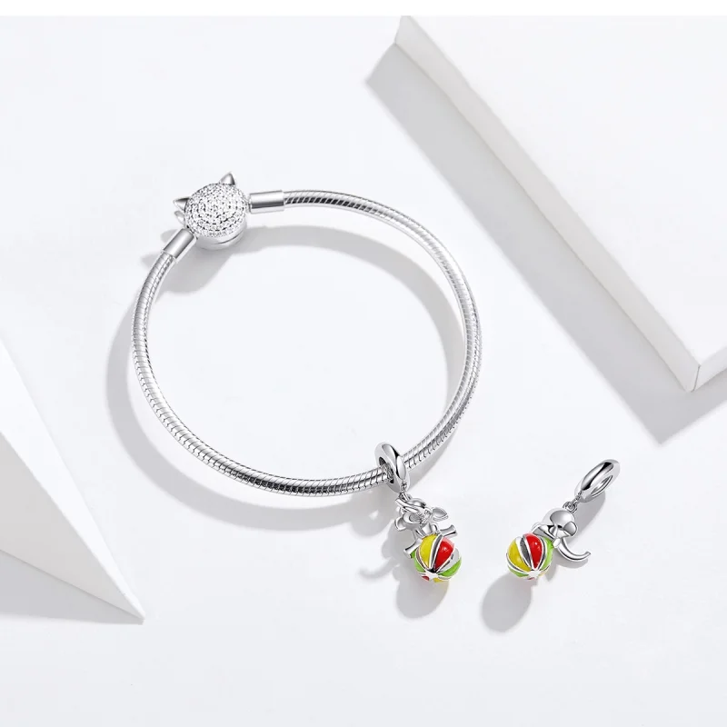 (imagem para) Pandora Style Elephant Dangle - BSC091 - Visualizar 4