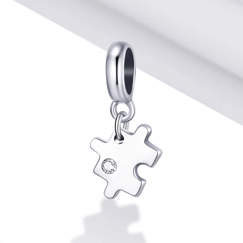 (imagem para) Pandora Style Fashion Puzzle Dangle - SCX133 - Visualizar 2