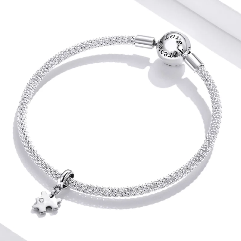 (imagem para) Pandora Style Fashion Puzzle Dangle - SCX133 - Visualizar 3