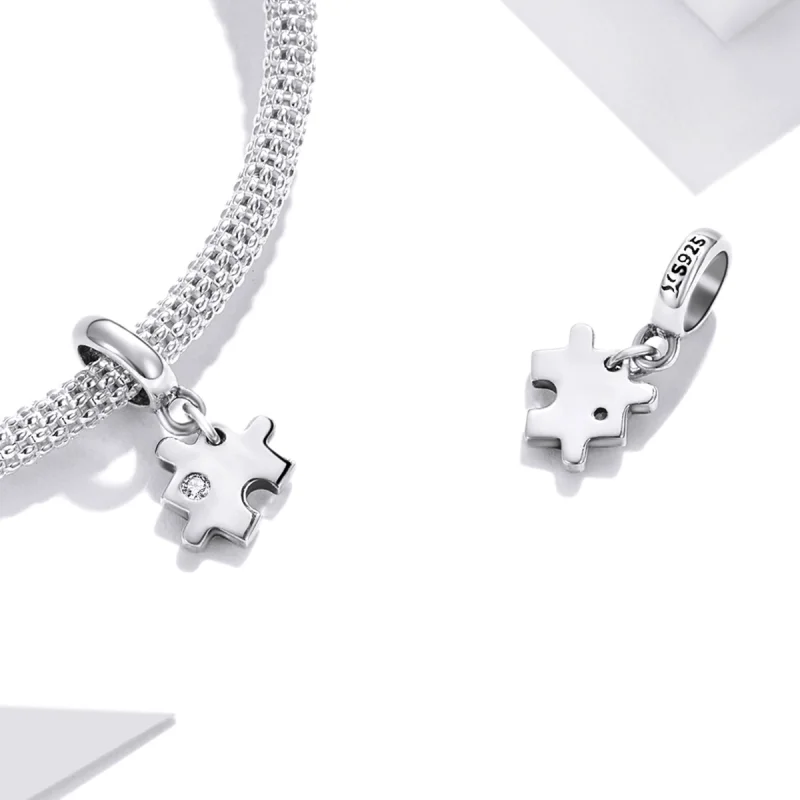 (imagem para) Pandora Style Fashion Puzzle Dangle - SCX133 - Visualizar 4