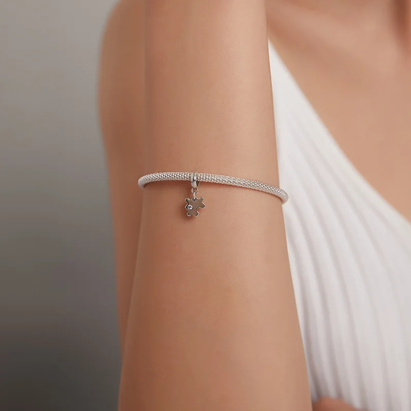 (imagem para) Pandora Style Fashion Puzzle Dangle - SCX133 - Visualizar 5