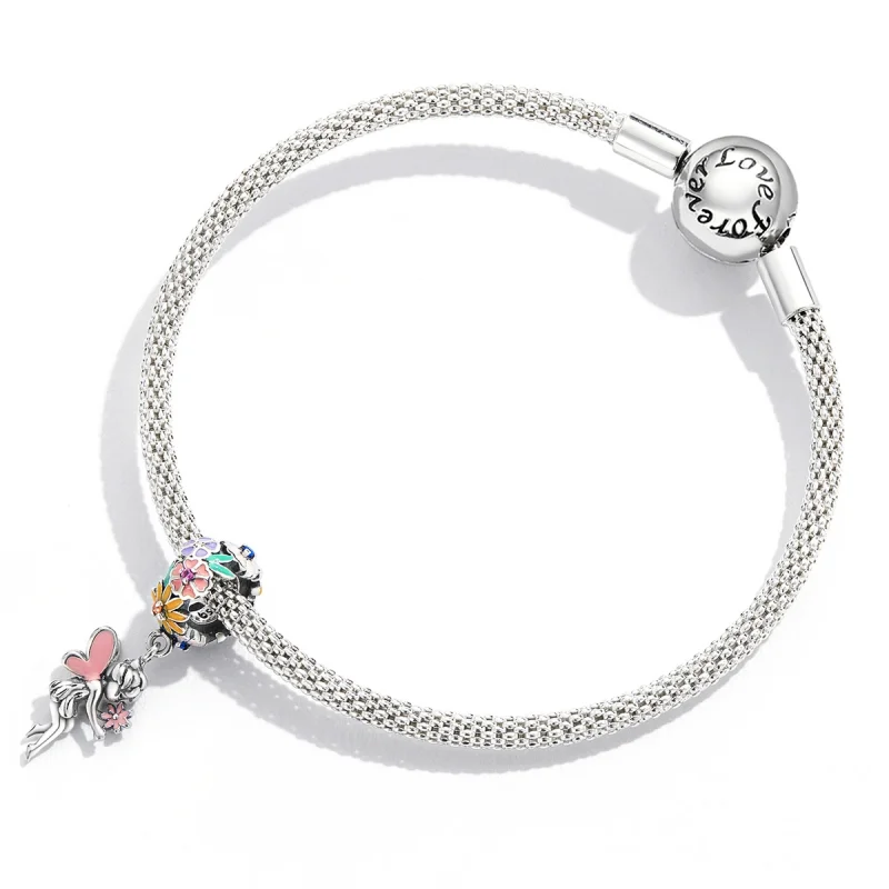 (imagem para) Pandora Style Flower Elf Dangle - BSC592 - Visualizar 4