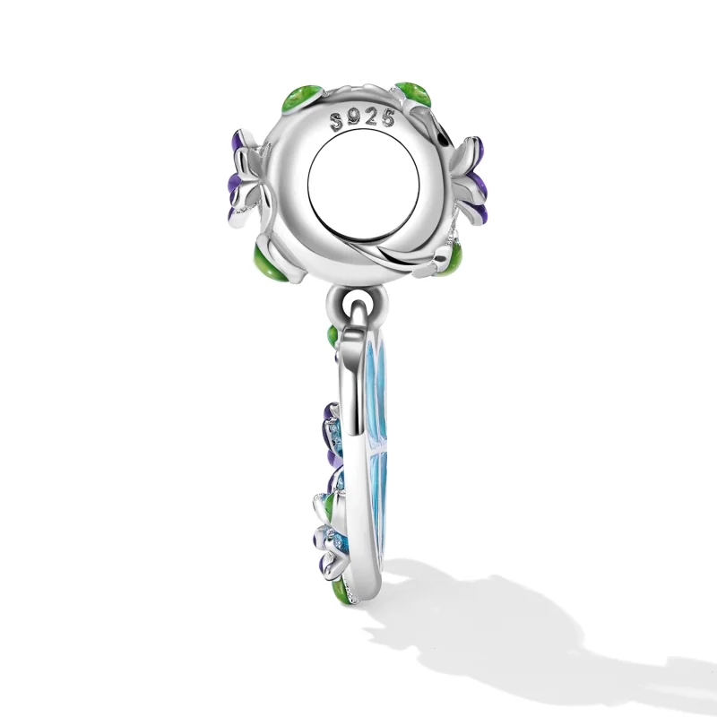 (imagem para) Pandora Style Flower Window Dangle - SCC2323 - Visualizar 3