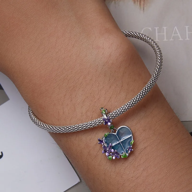 (imagem para) Pandora Style Flower Window Dangle - SCC2323 - Visualizar 6